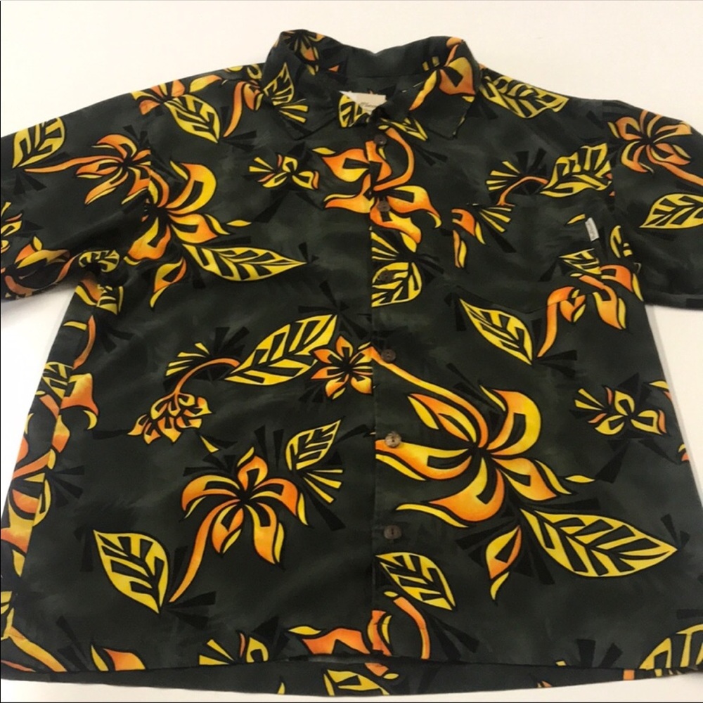 Bullhead Tropical Hawaiian Shirt Mens XL